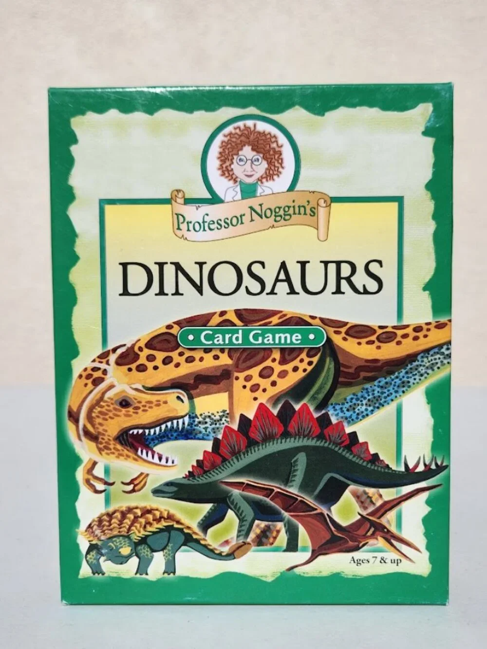 Professor Noggin's Dinosaurs Card Game Fun and Educational Family Trivia Game En